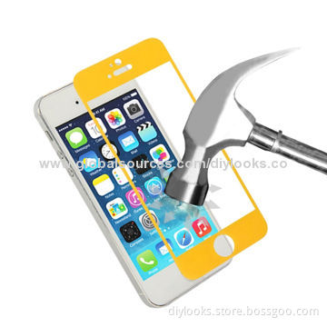 Explosion-proof Tempered Glass Film with Holder Earphone Winders for iPhone 5New